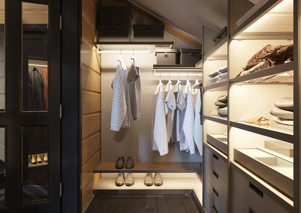 Дом элементами современного шале