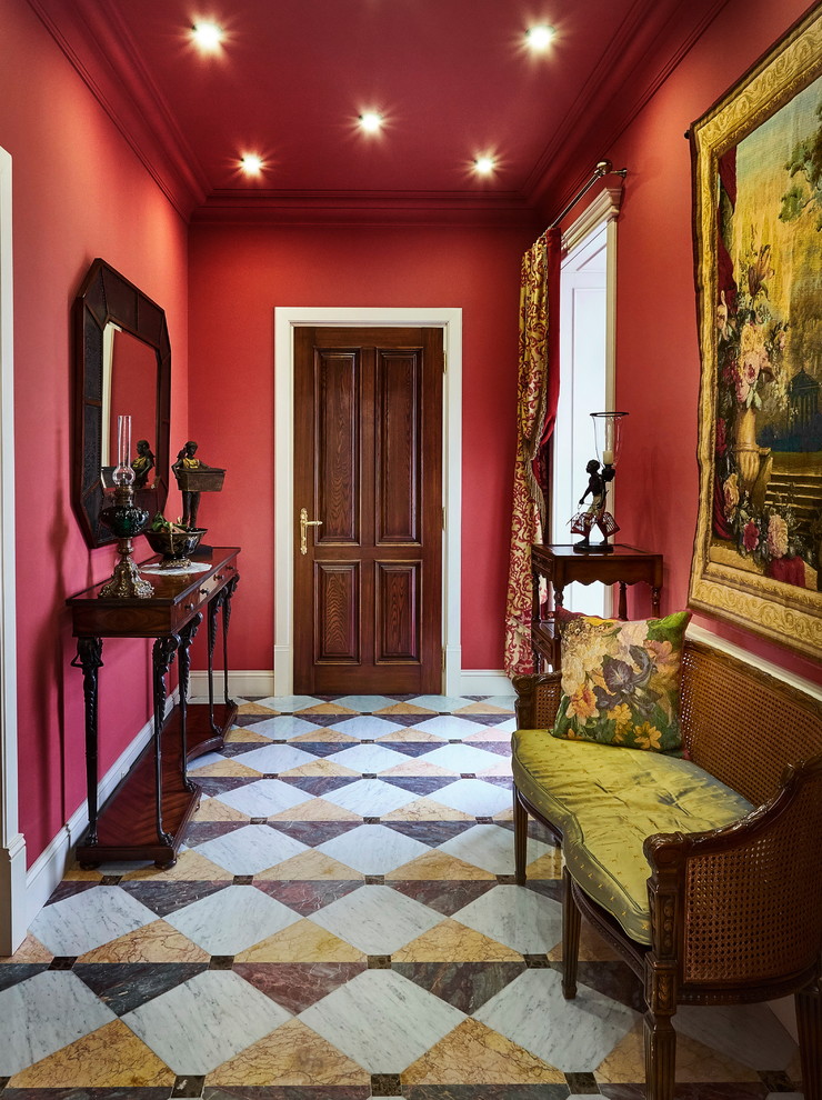 Photo of an eclectic entryway in Other.