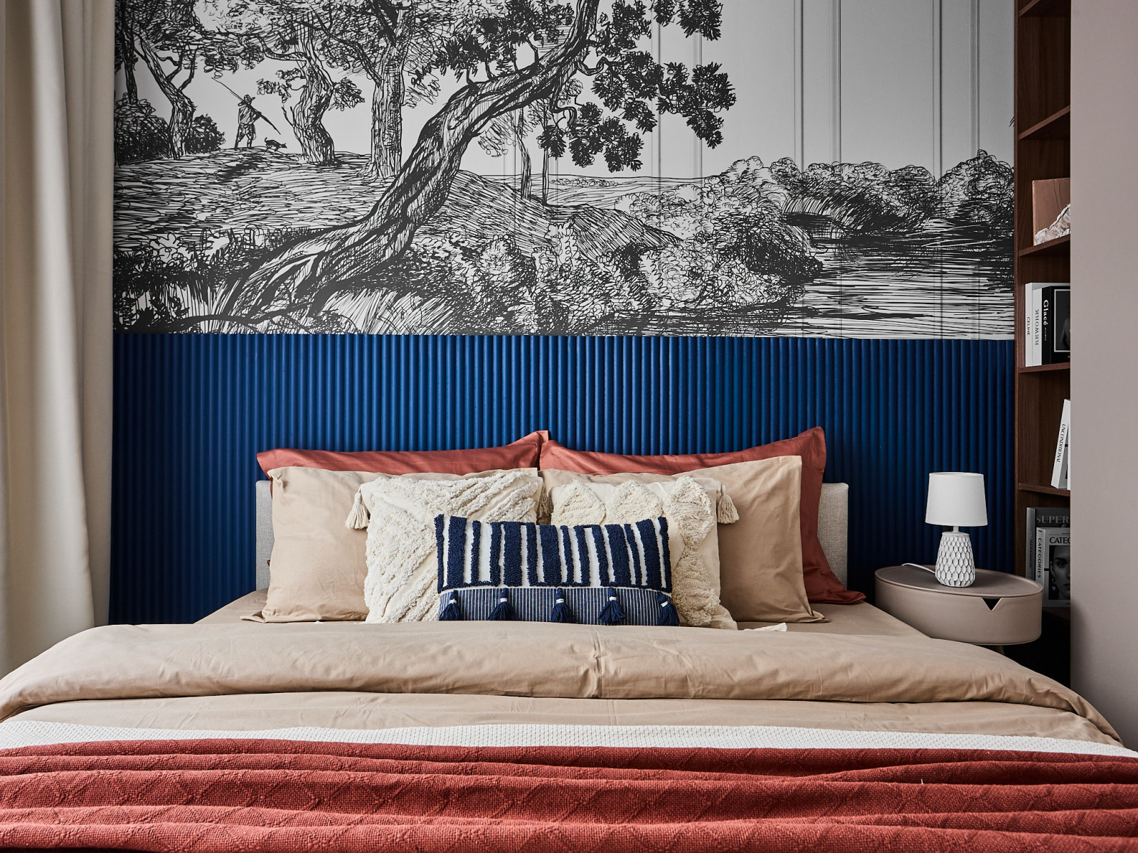 Евро2 ЖК Астра Марин синий/терракот