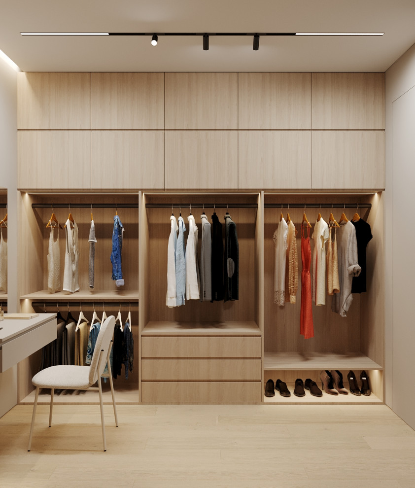 Двухкомнатная квартира в природных оттенках