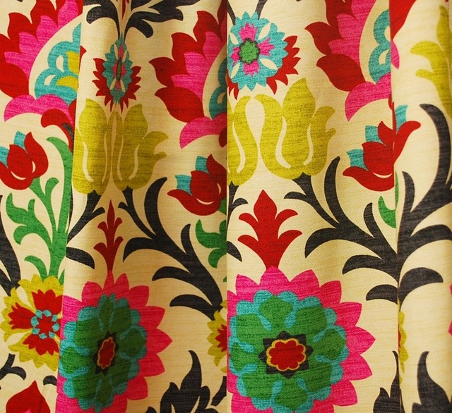 Waverly Santa Maria Desert Flower Traditional Drapery Fabric Waverly Santa Maria Desert Flower