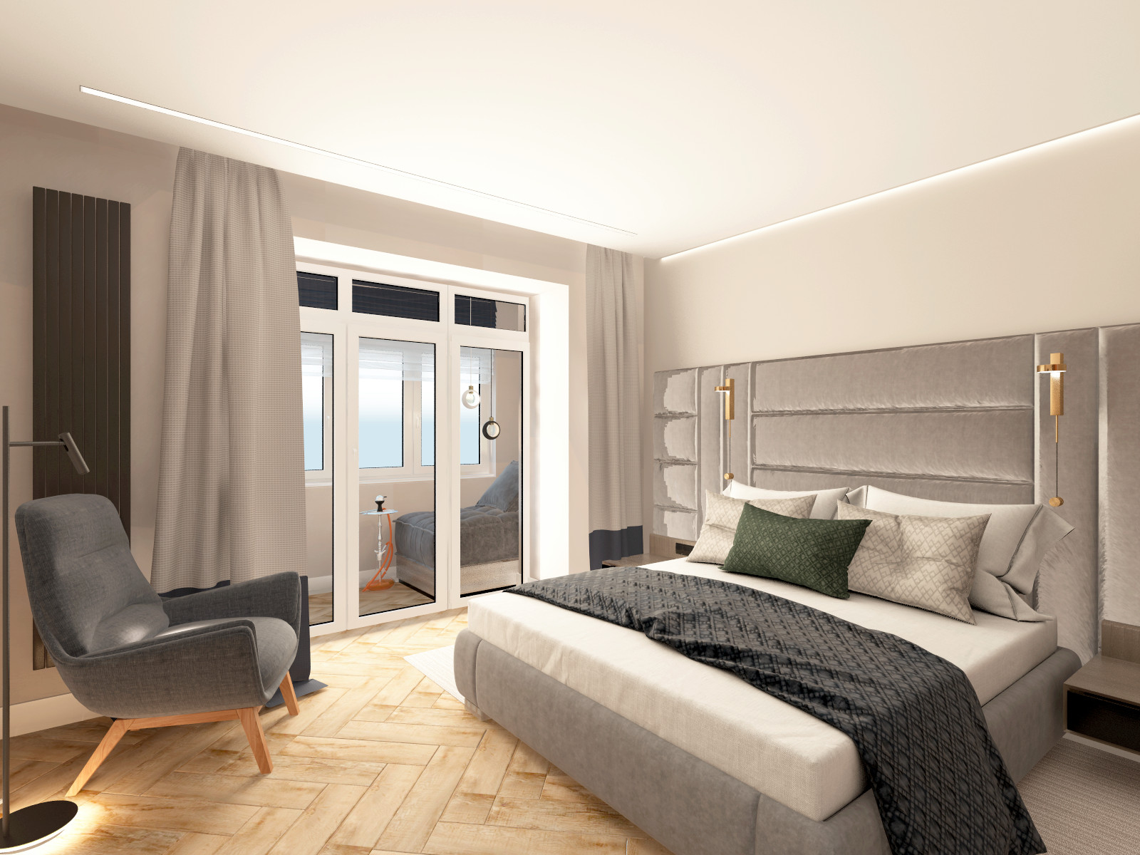 Четырехкомнатная квартира для молодой семьи