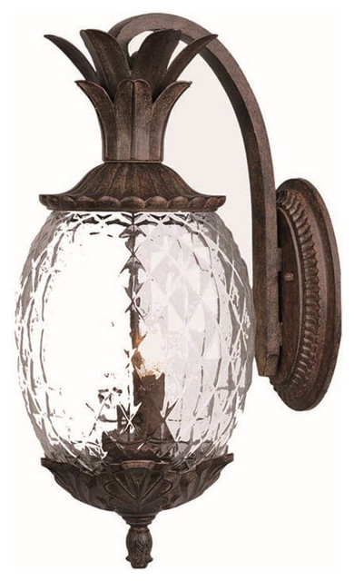 18 Tall Dark Bronze Pineapple Outdoor Wall Mount Light Tropical 18 Tall Dark Bronze Pineapple Outdoor Wall Mount Light