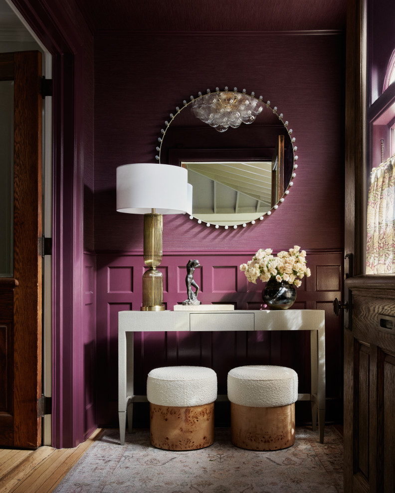 Entryway - transitional entryway idea in Philadelphia