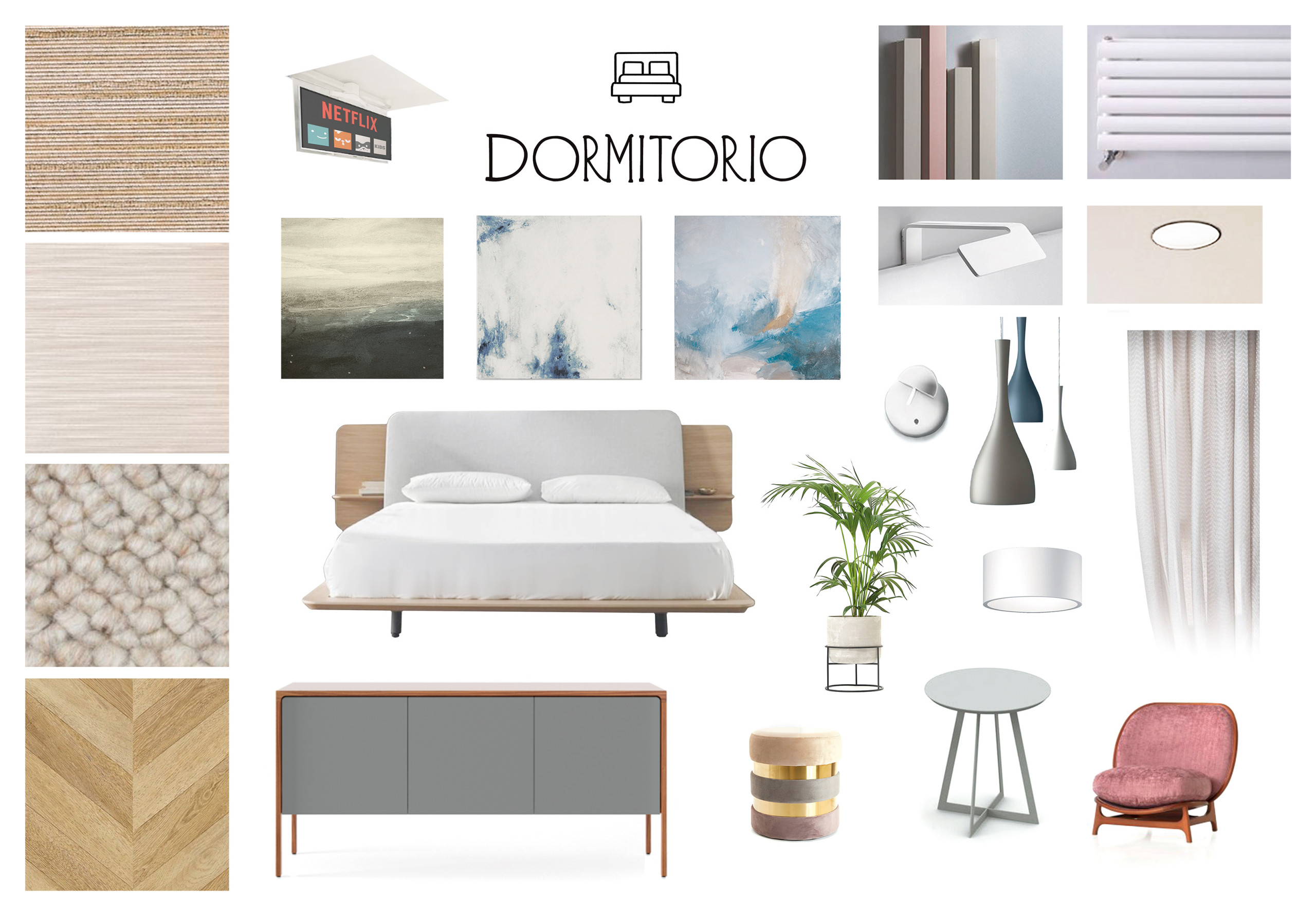 Panel Gráfico Dormitorio