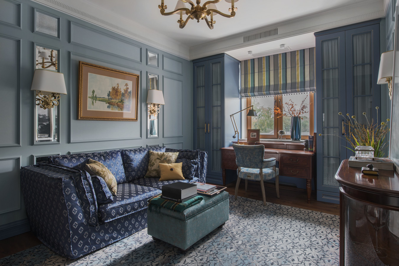 Кабинет в английском стиле