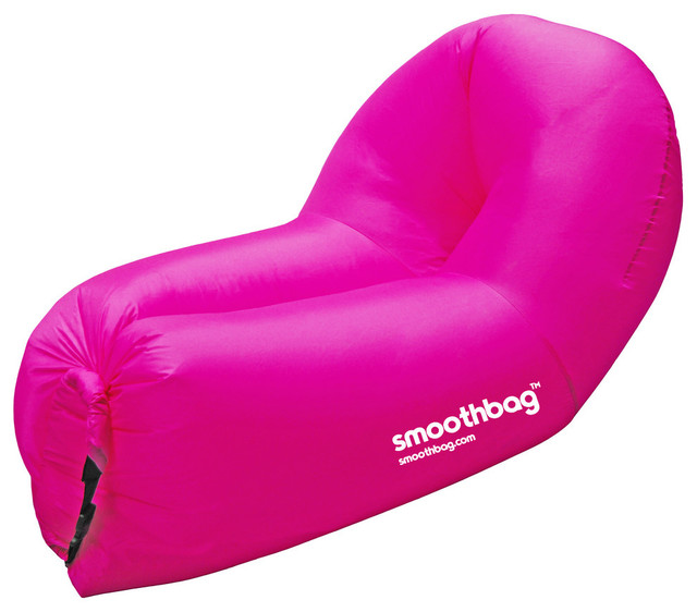 Smoothbag 2 In 1 Sofa Chair Inflatable Lounger Pink Sbppink Smoothbag 2 In 1 Sofa Chair Inflatable Lounger Pink Sbppink Contemporary Outdoor Lounge Chairs By Oci