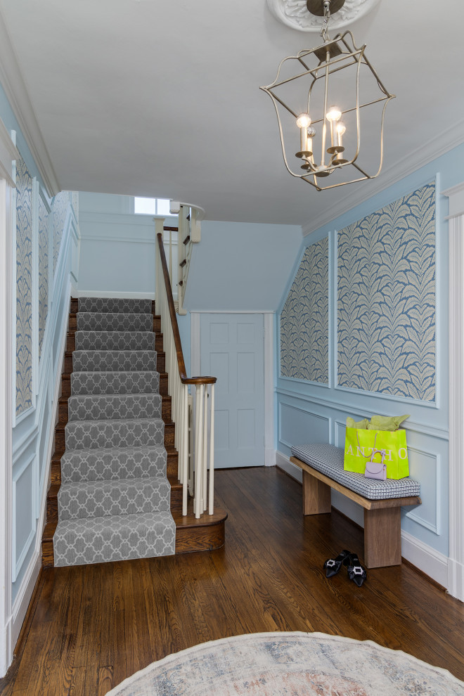 Inspiration for a transitional entryway remodel in DC Metro