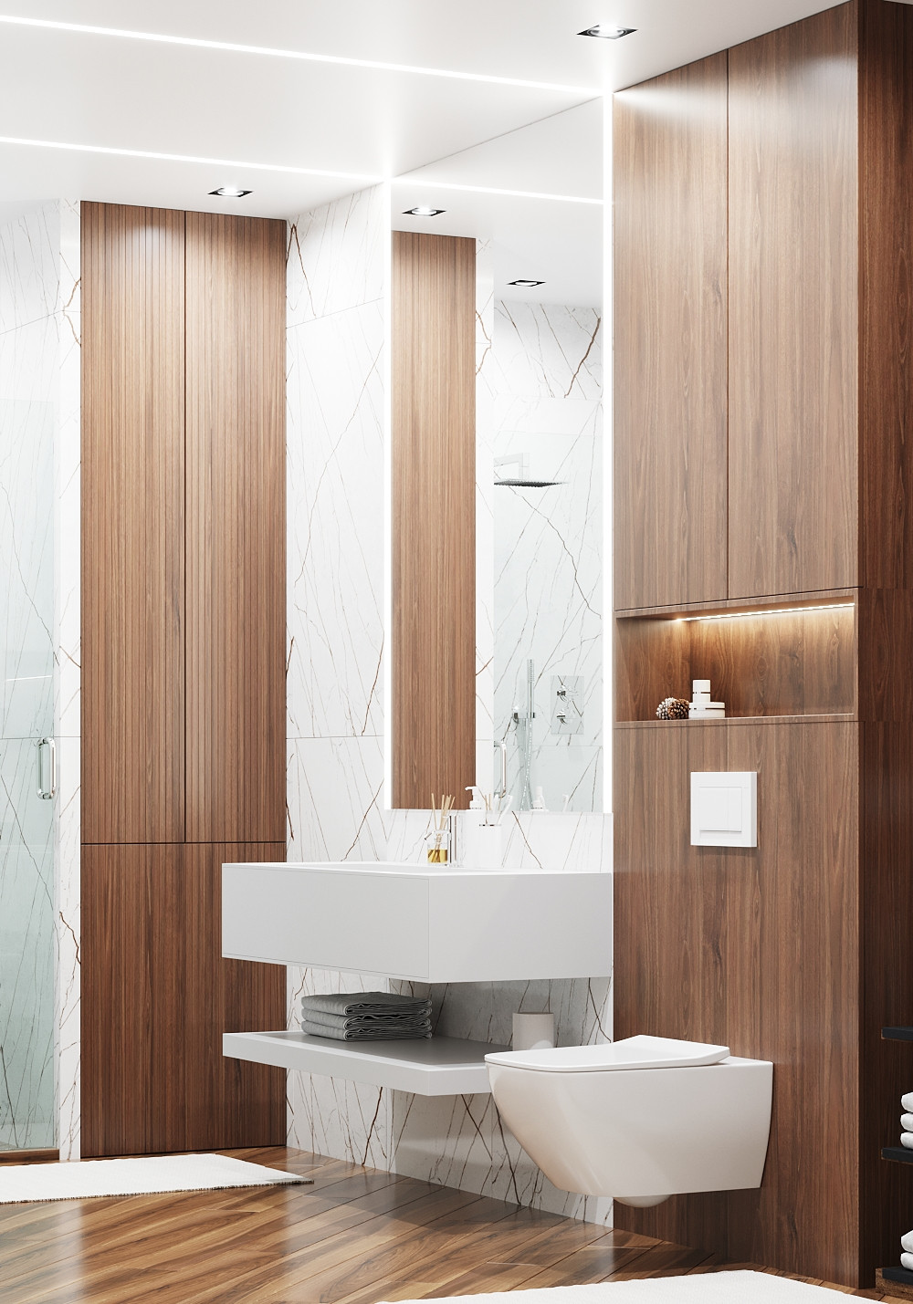 Ванная комната в ЖК Лесопарковый