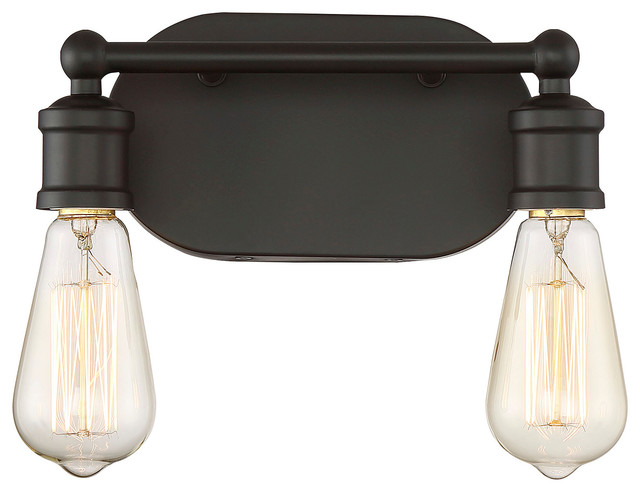 2 Light Vanity Fixture Oil Rubbed Bronze