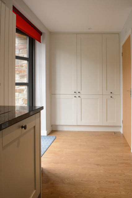 Floor to ceiling storage. traditional-kitchen