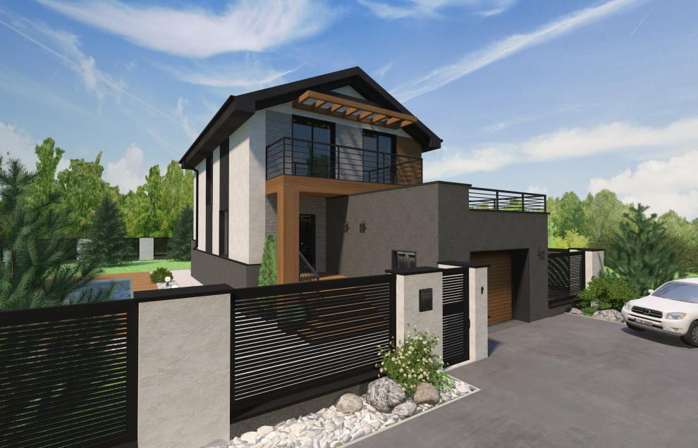 Дом для узкого участка