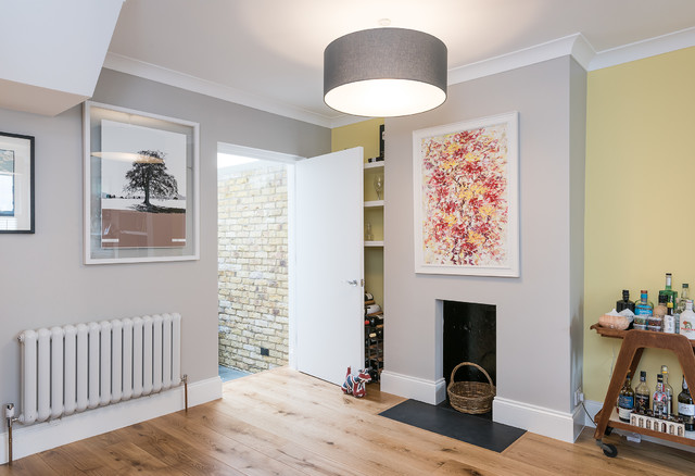 Side return and internal refurbishment contemporary-vardagsrum