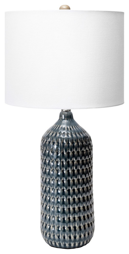nuLOOM Delhi 30" Ceramic Table Lamp Transitional Table Lamps by