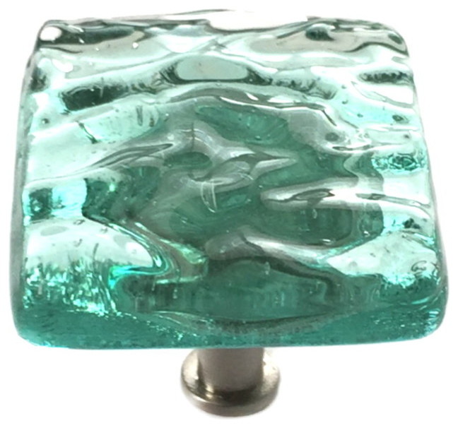 Sea Foam Wave Seaglass Knob Beach Style And Drawer Knobs by Uneek Glass