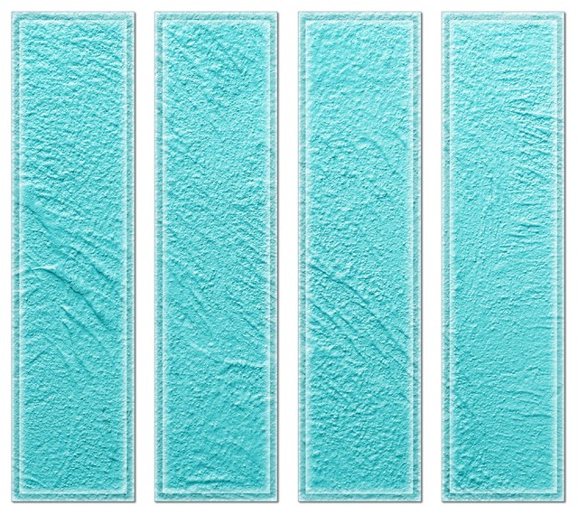 3"x12" Upscale Designs Crystal Glass Wall Tile, Set of 32, 3x12