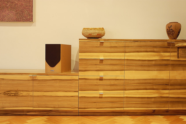 Black Residence contemporary-vardagsrum