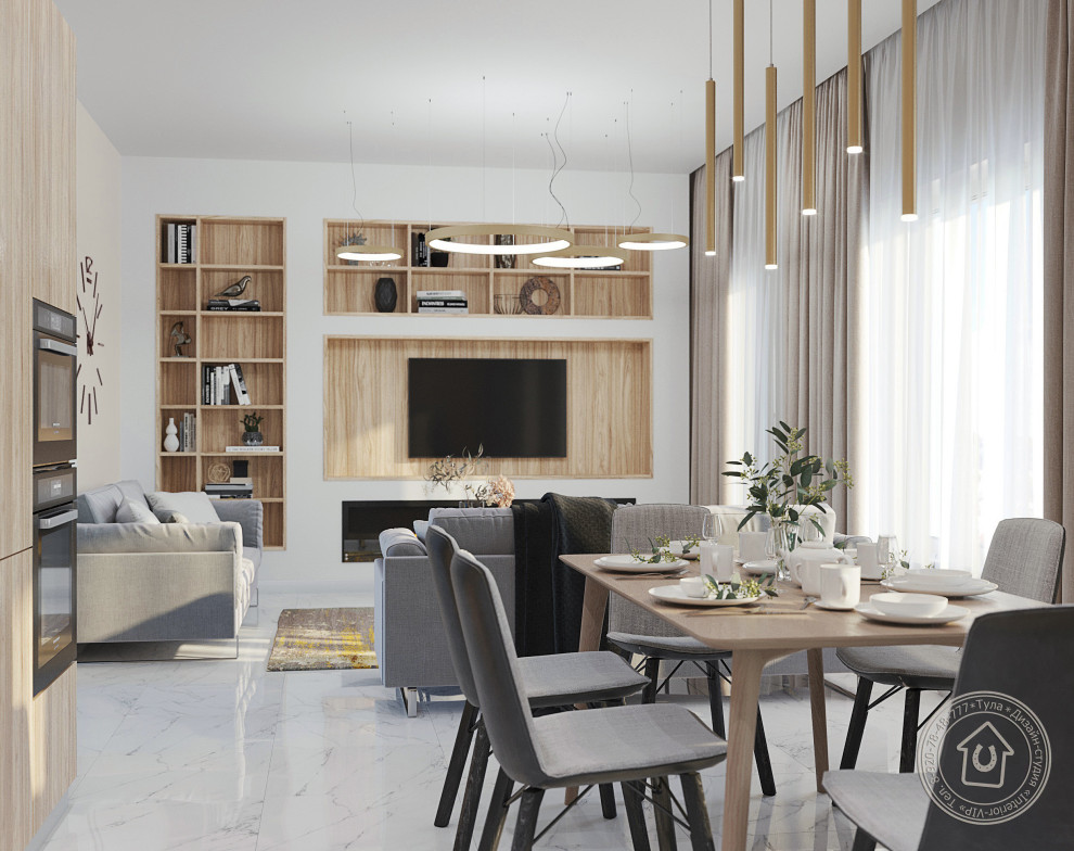 Дизайн-проект гостиной г. Тула