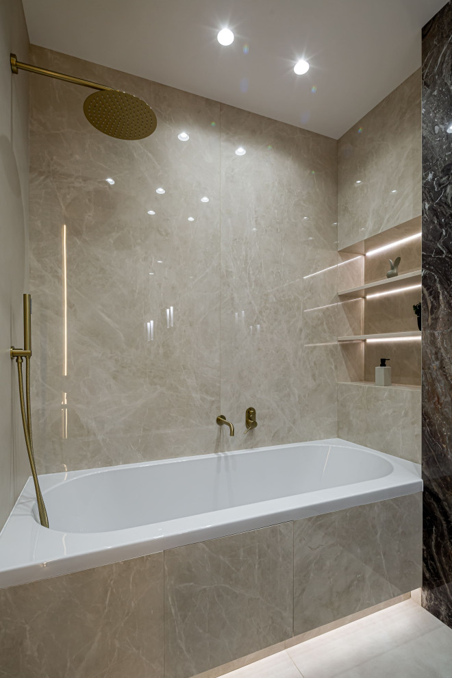 Реализованный дизайн проект четырехкомнатной квартиры 112 кв. м.