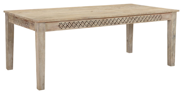 Talia Carved Dining Table, 71" W