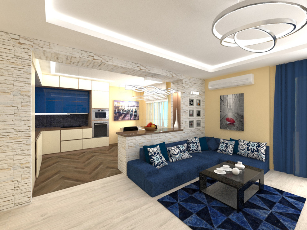 яркая квартира для молодой семьи