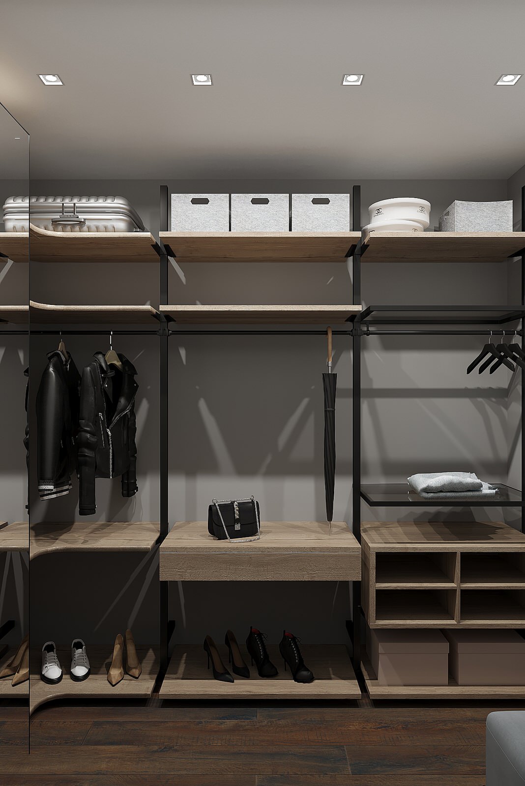 Двухуровневая квартира для молодой семьи