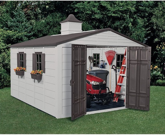 Suncast 10.5 x 12.5 ft. Garden Shed Multicolor - A01B37C03