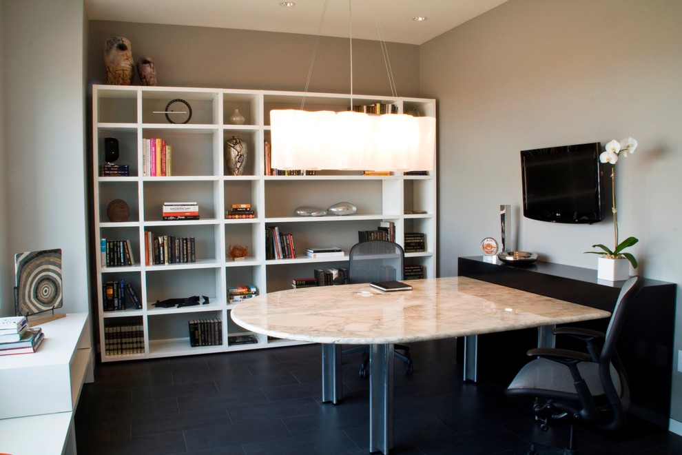 Modern home office in Indianapolis.