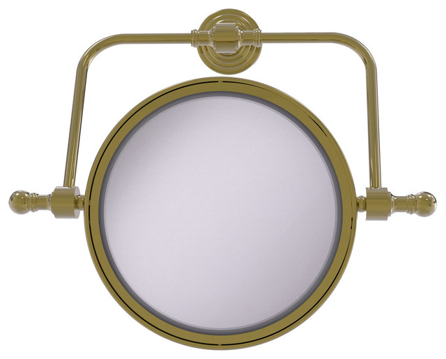 Retro Wave Collection Wall Mounted Swivel Make Up Mirror Unlacquered Br Retro Wave Collection Wall Mounted Swivel Make Up Mirror Unlacquered Br