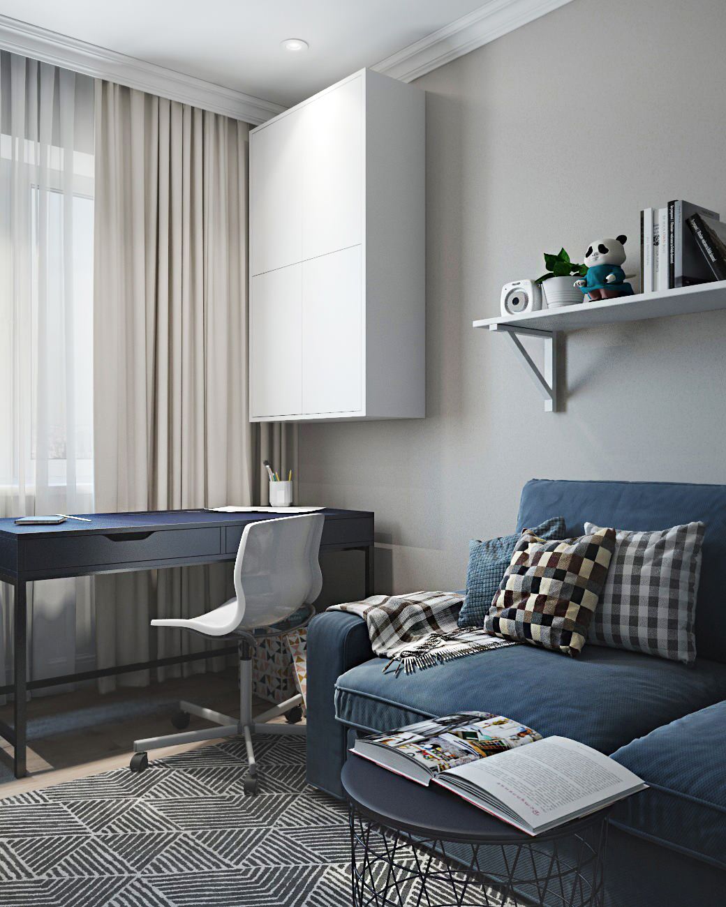 Дизайн проект 4-х комнатной квартиры в ЖК Планета