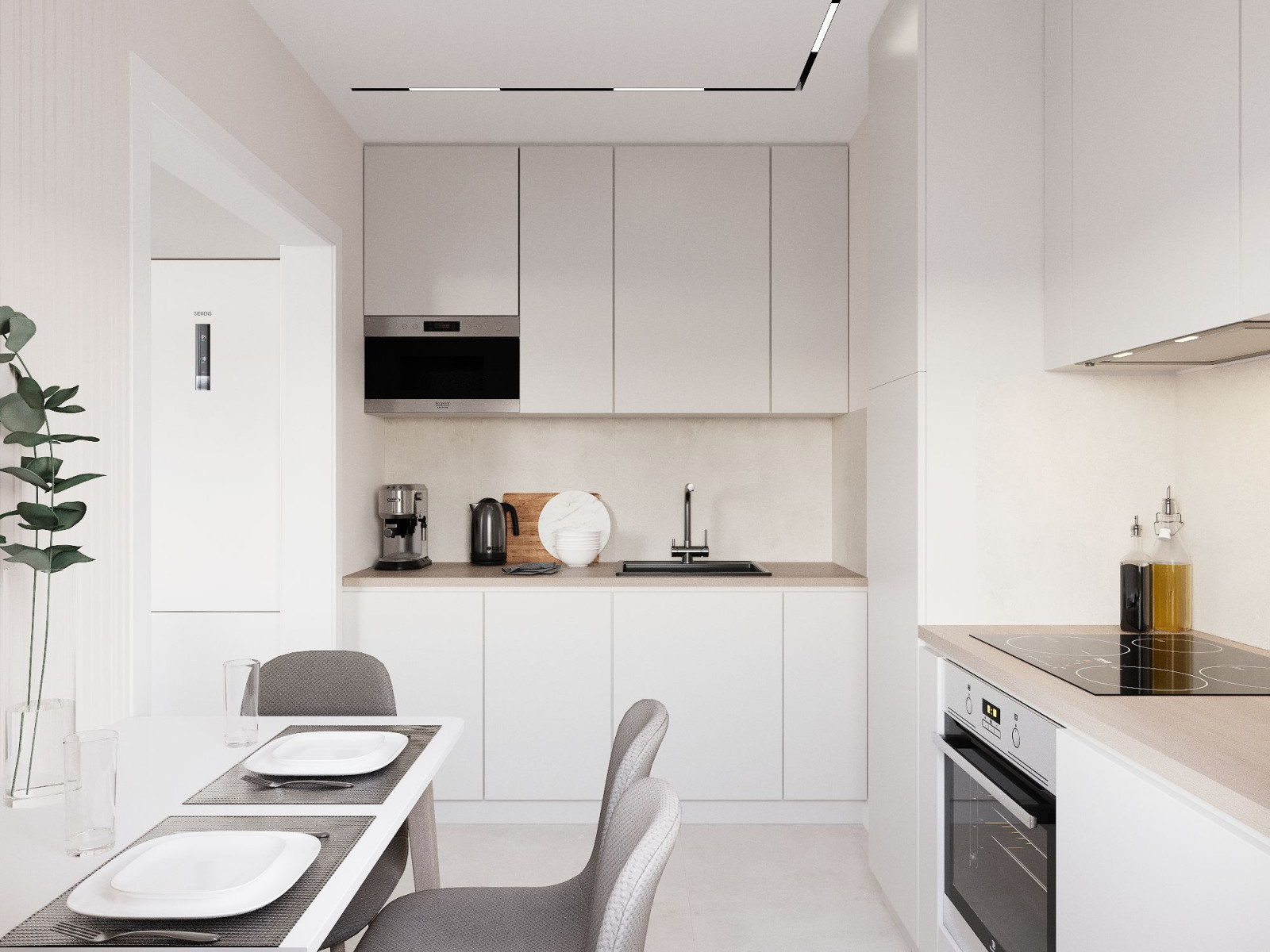 Дизайн-проект квартиры площадью 57,5 кв.м.