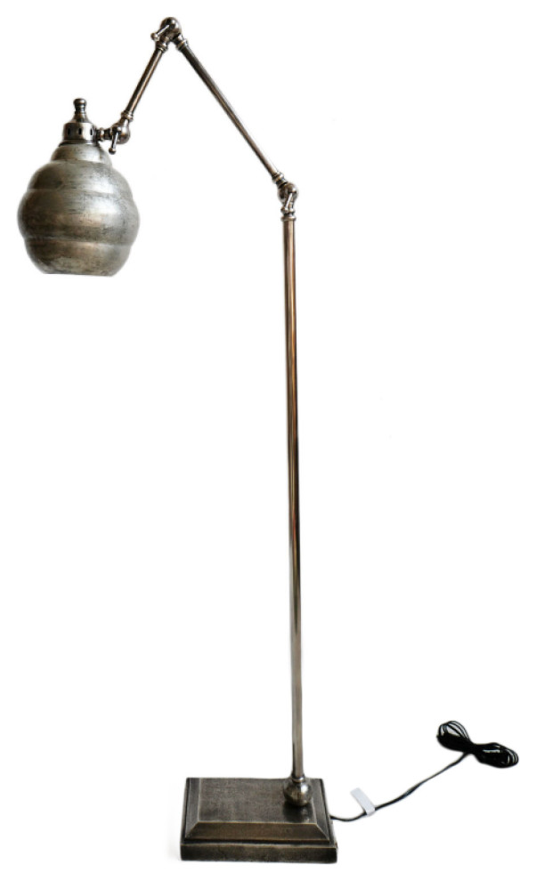 Nickel Industrial Floor Lamp Industrial Floor Lamps by Design Mix