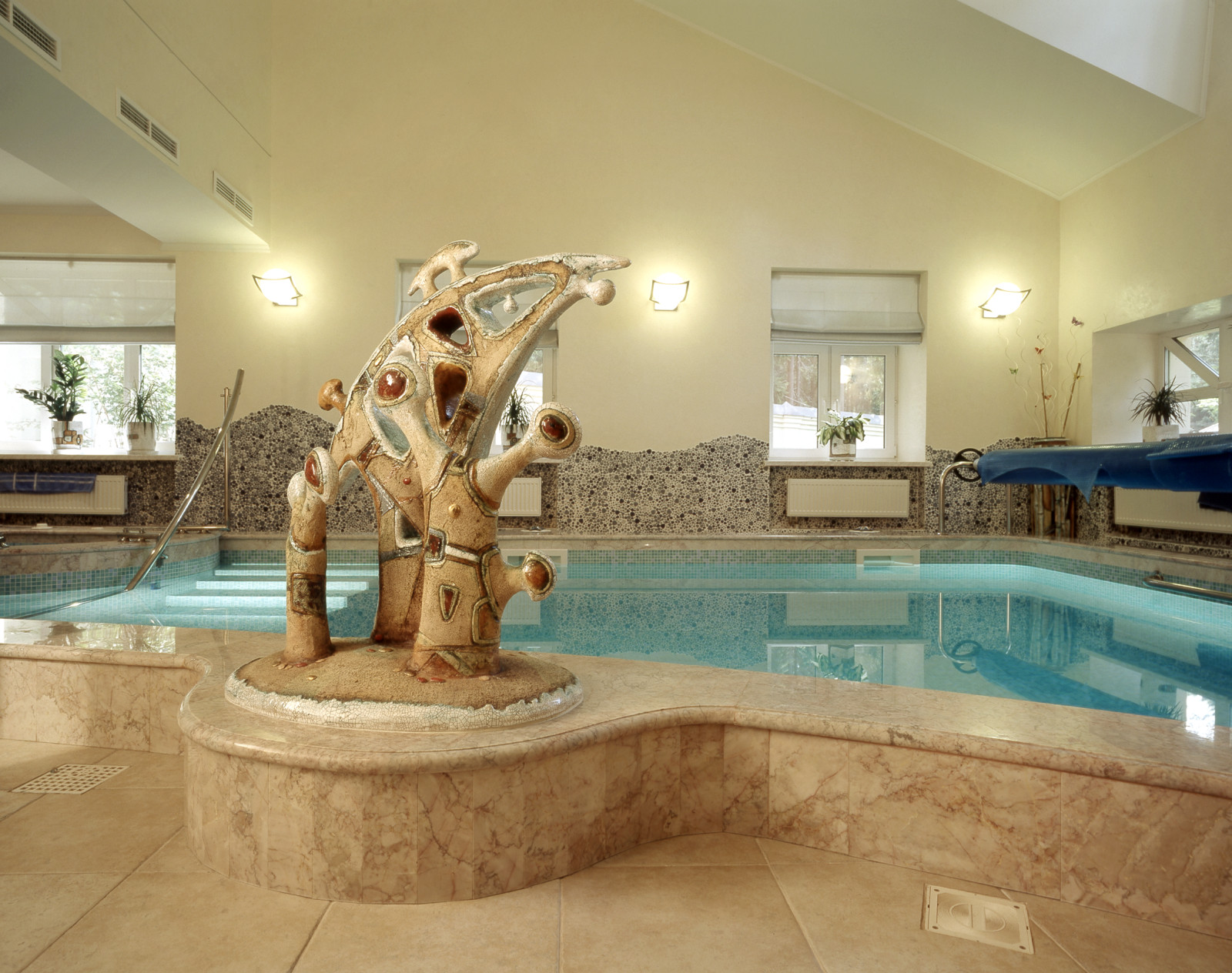 Декоративное оформление сауны и бассейна