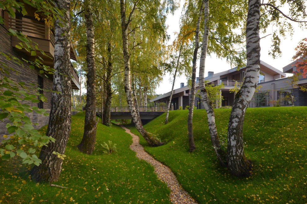 Проект сада с водоемом