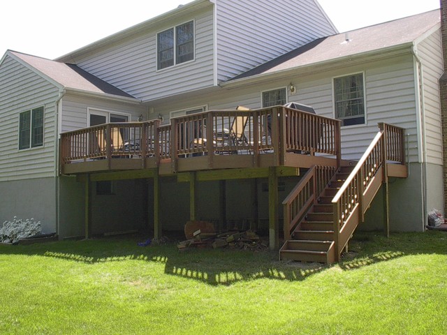 Columbia TREX Deck Completed. american-traditional-terrace