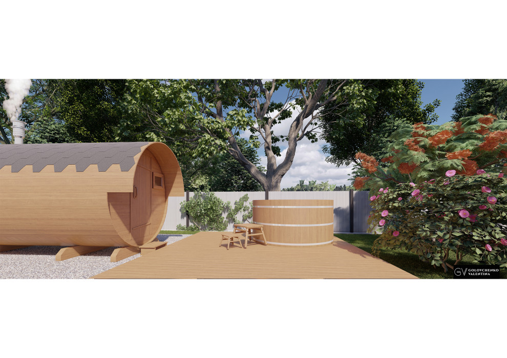 Концептуальный проект ландшафта частного дома