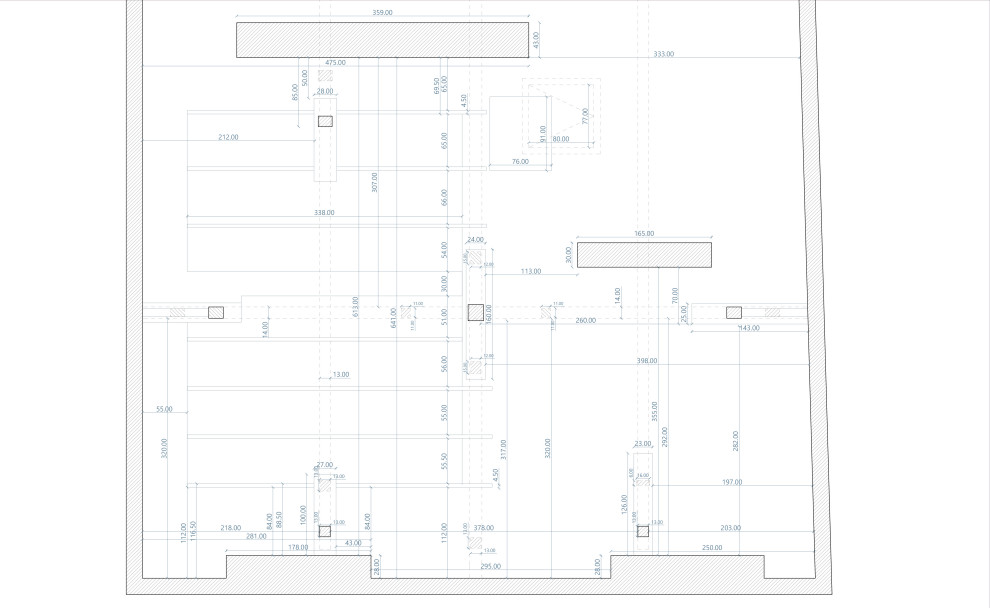 Etat existant - Plan de mezzanine