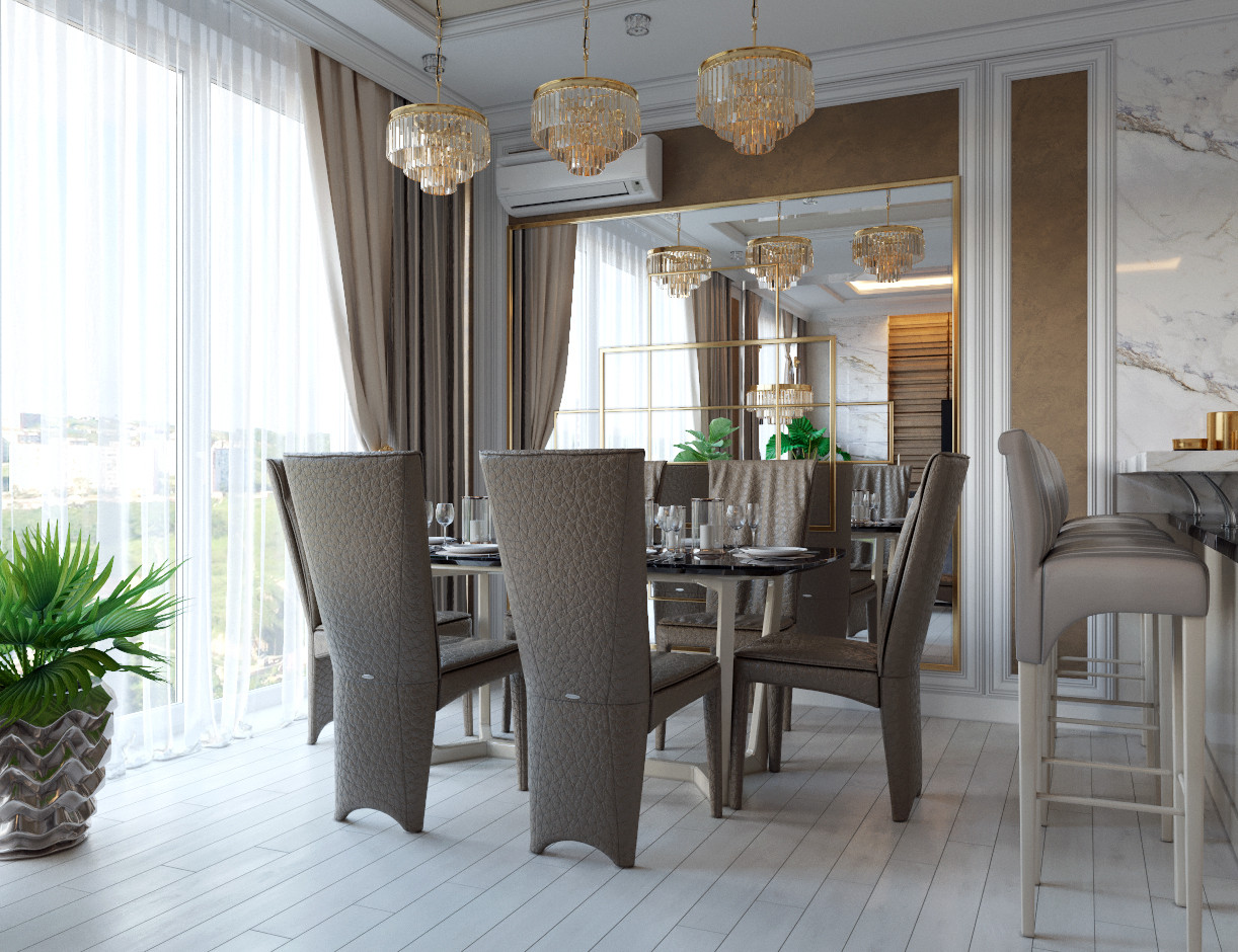 Портфолио. Интерьер классический и артдеко.