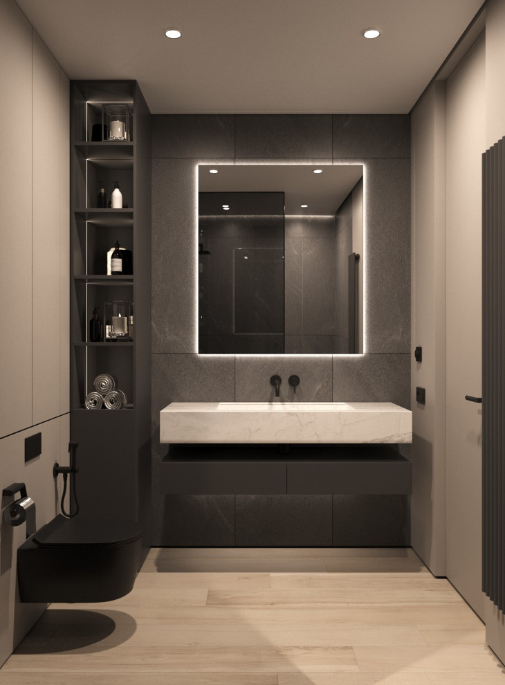 Дизайн-проект квартиры, ул. Нахимсона 107м2. Минимализм