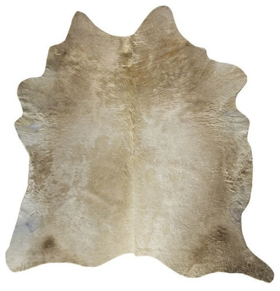 Champagne Cowhide Rug Contemporary Novelty Rugs By Cowhide