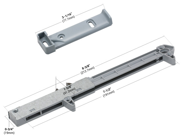 10-Pack Rok Hardware Soft Close For Wood Drawers/Soft Close Drawer