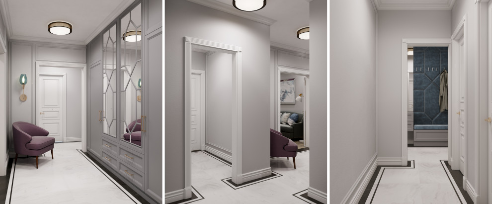 Дизайн проект квартиры в Москве в современном стиле