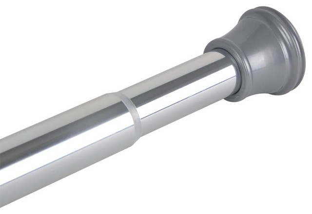 Utopia Alley 40 Aluminum Tension Rod With Pvc End Cap Chrome
