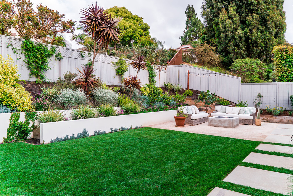 Tranquil Mediterranean Landscape San Diego by Brookside