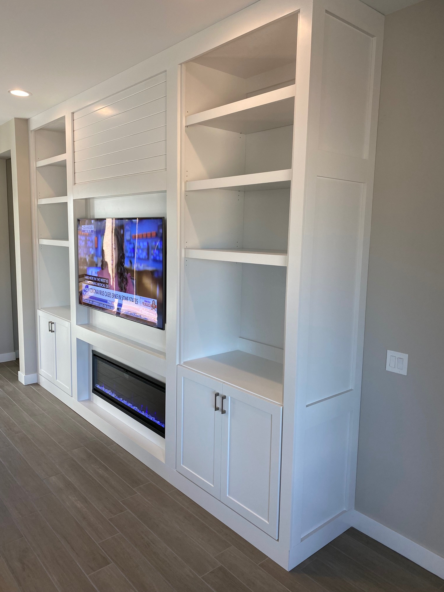 Entertainment Center with Fireplace