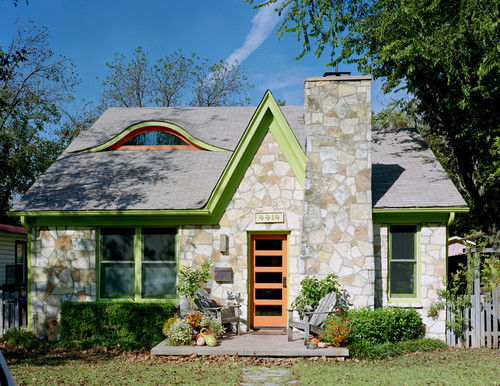 Storybook Cottage Home with eyebrow dorner