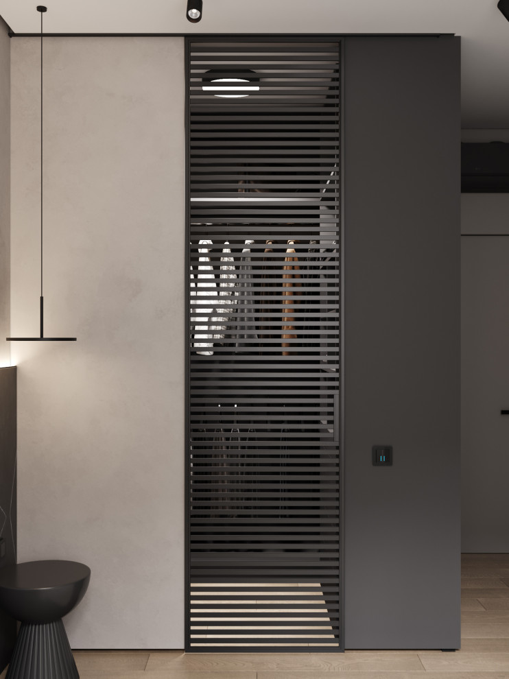 Брутальный современный интерьер, ЖК Румянцево Парк