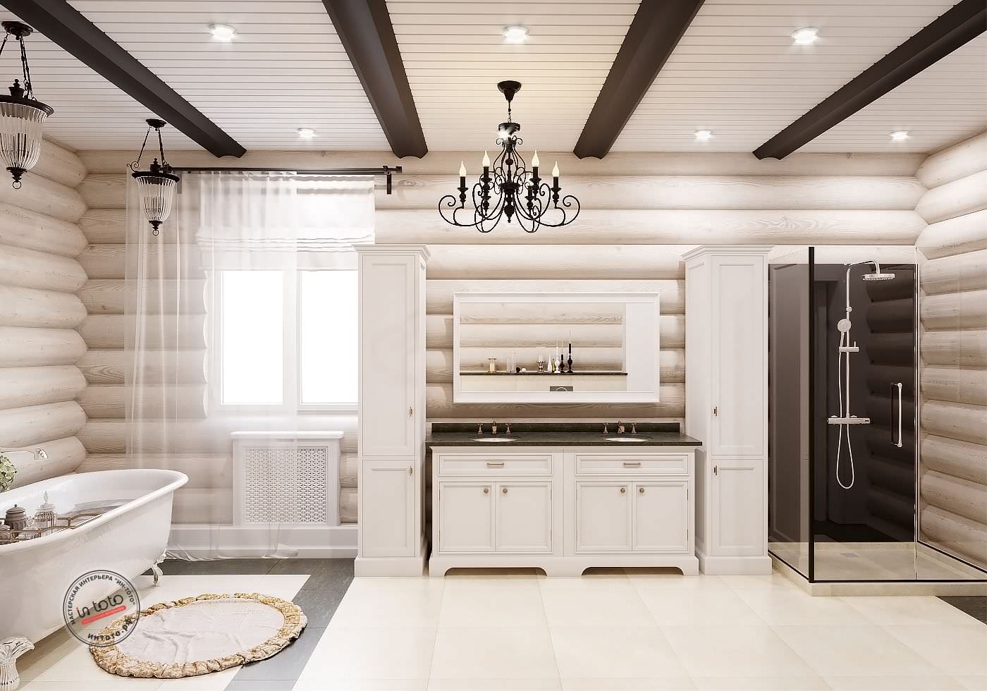 Дом из кругляка в Иркутске