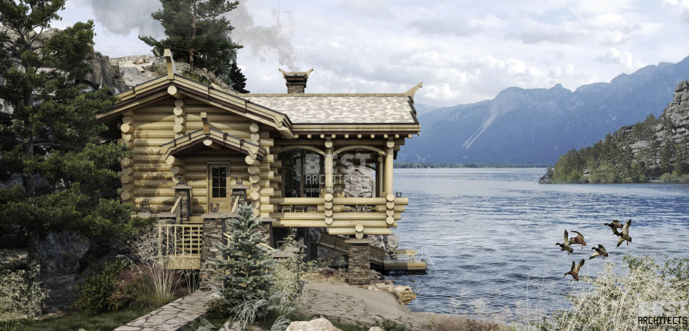 ПРОЕКТ | БАННЫЙ КОМПЛЕКС У ВОДЫ | BATH COMPLEX AT WATER