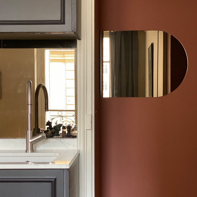 cr&eacute;dence miroir eclectic-kitchen